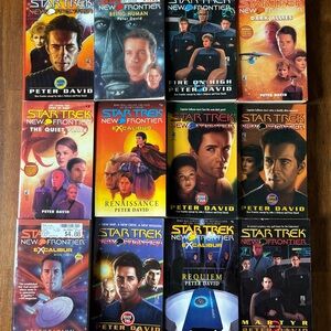 Star Trek: New Frontier Paperback Book Collection of 12 Books